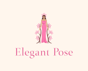 Princess Flower Tree logo design