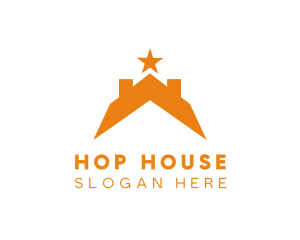 Star House Roofing logo design