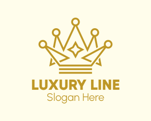 Elegant Royal Crown logo design