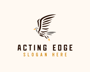 Wild Eagle Bird  logo design