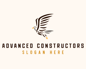 Wild Eagle Bird  logo design