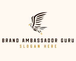 Wild Eagle Bird  logo design