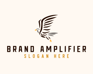 Wild Eagle Bird  logo design