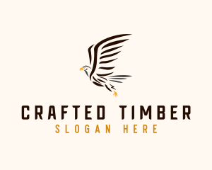 Wild Eagle Bird  logo design