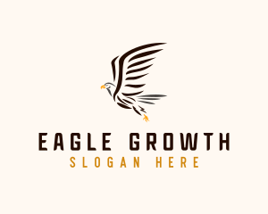 Wild Eagle Bird  logo design