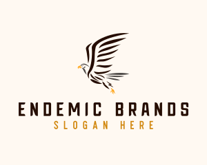 Wild Eagle Bird  logo design