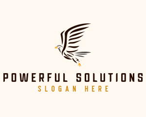 Wild Eagle Bird  logo design