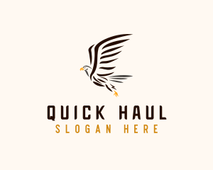 Wild Eagle Bird  logo design