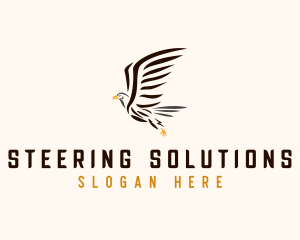 Wild Eagle Bird  logo design