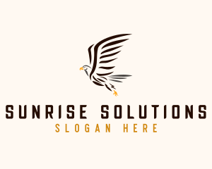 Wild Eagle Bird  logo design