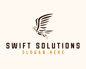 Wild Eagle Bird  logo design