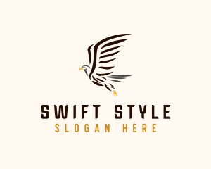 Wild Eagle Bird  logo design