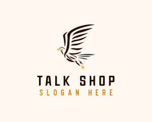 Wild Eagle Bird  logo design