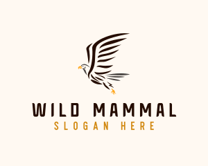 Wild Eagle Bird  logo design