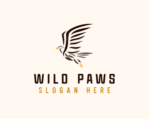 Wild Eagle Bird  logo design