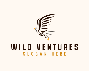 Wild Eagle Bird  logo design