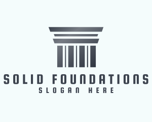 Silver Greek Pillar logo