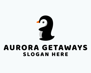 Penguin Animal Bird logo design