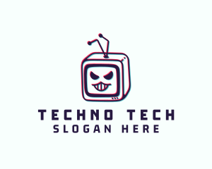 Glitch Ghost Television logo