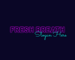 Neon Business Signature Logo