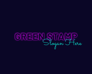 Neon Business Signature Logo