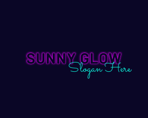 Neon Business Signature logo design