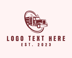 Shipping Logistic Truck logo