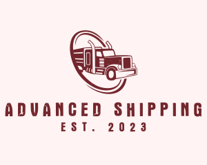 Shipping Logistic Truck logo