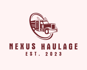 Shipping Logistic Truck logo design