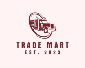 Shipping Logistic Truck logo design