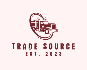 Shipping Logistic Truck logo design