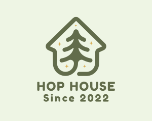 Christmas Tree House logo design