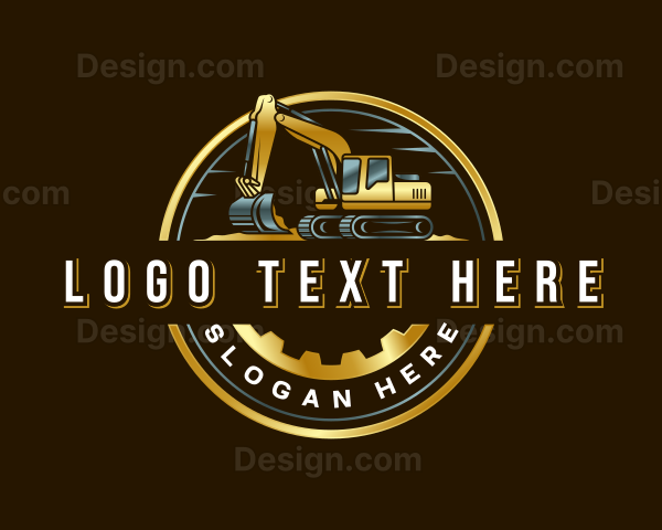 Heavy Duty Excavator Builder Logo