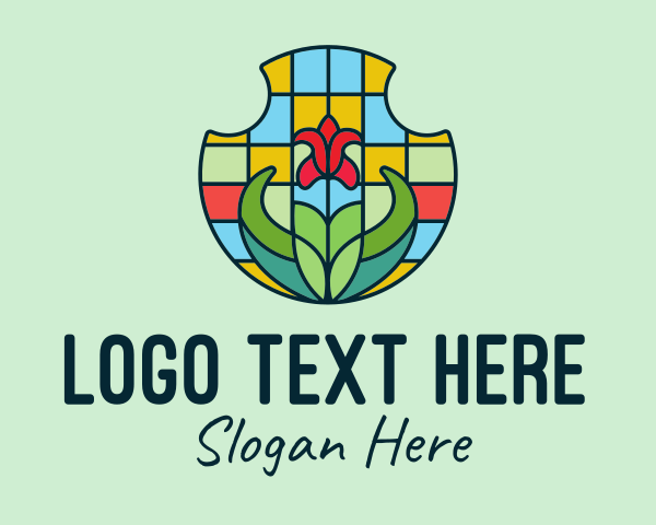 Blooming logo example 4