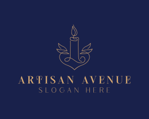 Candle Artisanal Souvenir logo design