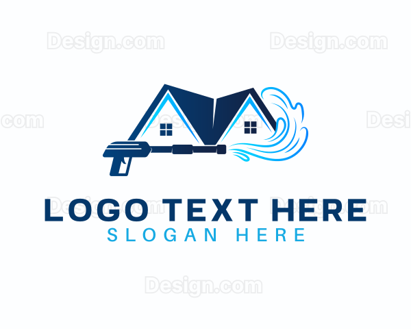 House Cleaning Washer Logo