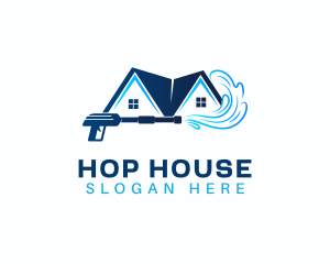 House Cleaning Washer   logo design