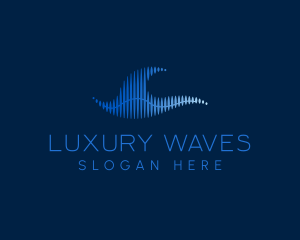 Multimedia Sound Wave  logo design