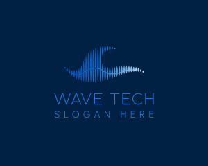 Multimedia Sound Wave  logo design