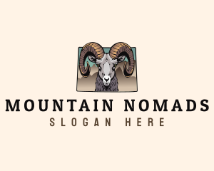 Bighorn Sheep Colorado logo design