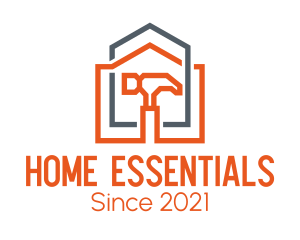 Home Builder Hammer logo design