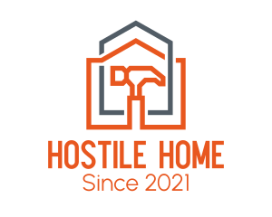 Home Builder Hammer logo design