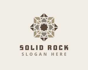 Tile Pattern Flooring logo design