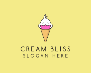 Duck Ice Cream logo design