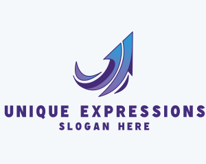 Express Arrow Send logo design