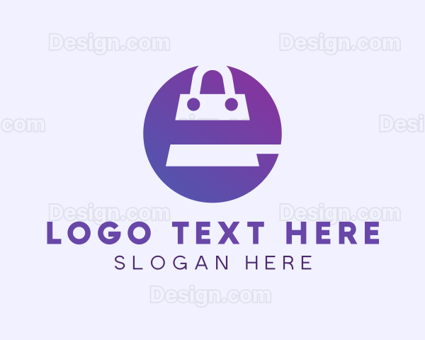 Online Shopping Bag Logo