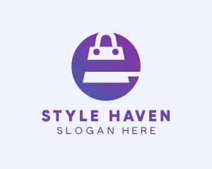 Online Shopping Bag logo design