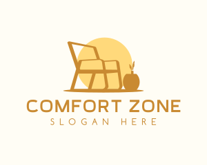 Chair Seat  Furniture logo design