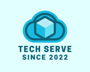 Cloud Database Storage logo design