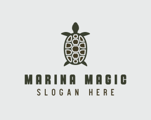 Sea Turtle Wildlife logo design